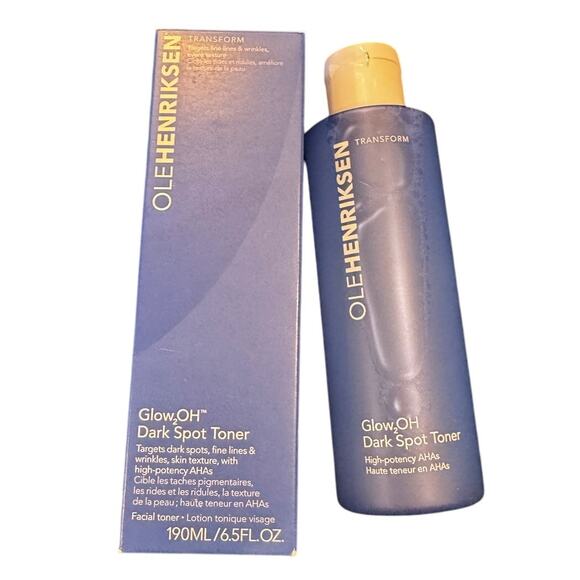 Ole Henriksen Glow2OH™ Dark Spot Toner – 190ml / 6.5 fl oz – New in Box - Picture 1 of 6